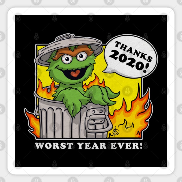 2020: worst year ever! Magnet by Tabryant